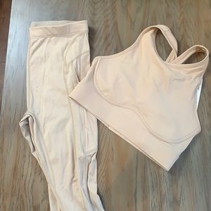 Fabletics Leggings + Sports Bra Set